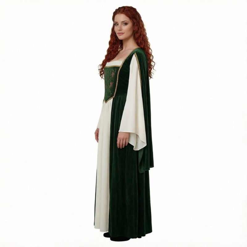 Medieval Renaissance Dress Women - Новый средневековый костюм для косплея: ретро-платье