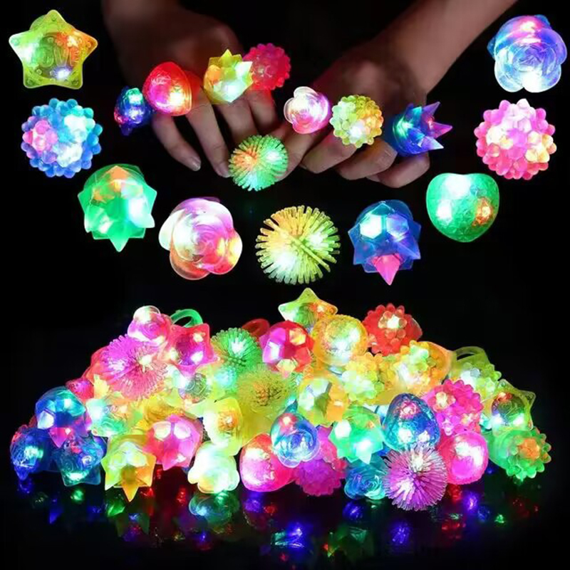 Glow In The Dark Party Glasses - 20/30/50 шт. светящиеся кольца, светодиодные светящиеся