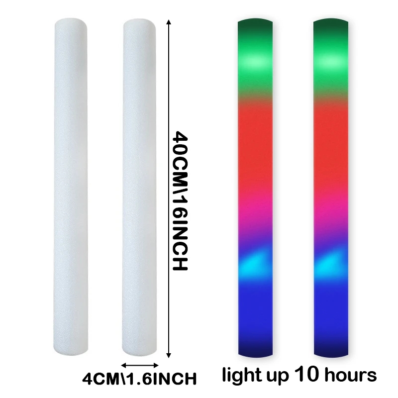 30/50 шт. Светодиодная панель  – обзор и цена Flashing Led Foam Sticks Party
