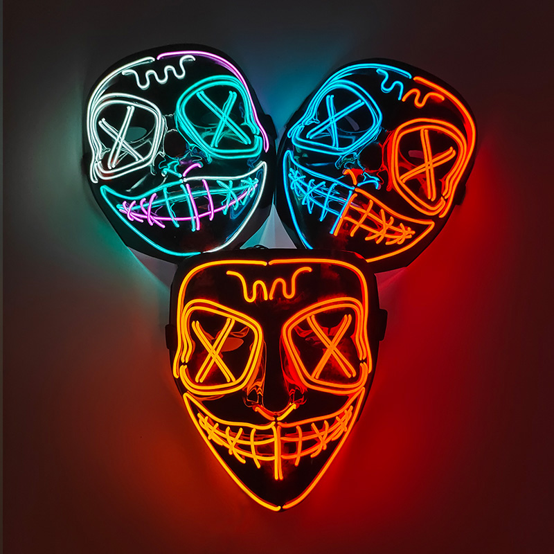 Беспроводная светодиодная свет – обзор и цена Led Purge Mask Halloween