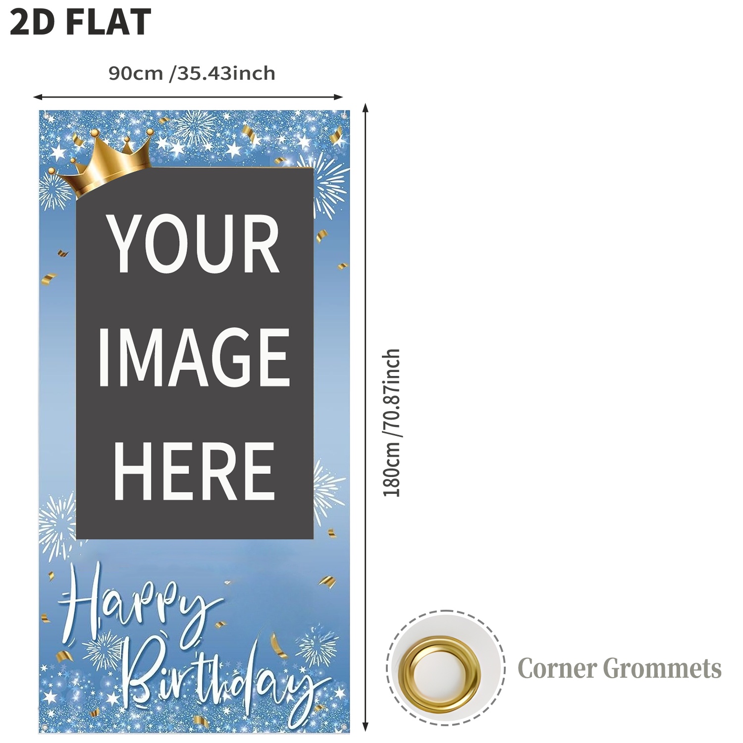 Пользовательский синий цвет, п – обзор и цена Party Supplies